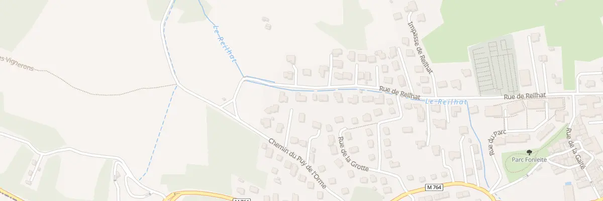 Plan du 156 Rue de Puy l’Orme à Blanzat