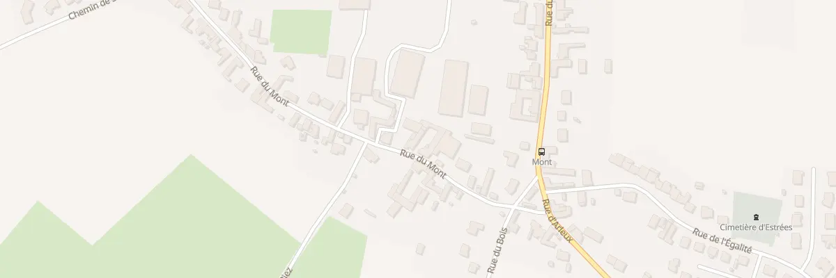 Plan du 10 Rue du Mont à Estrées