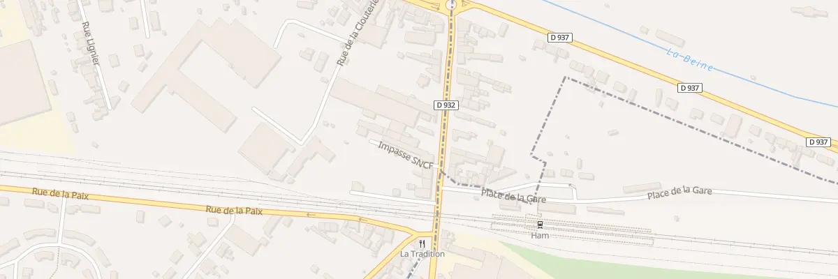 Plan du 28 Rue Andre Delorme à Eppeville