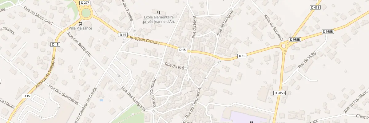 Plan du 15 Rue de la République à Châtel-Guyon