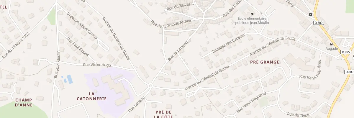 Plan du 13 Rue Latazou à Sévérac d’Aveyron