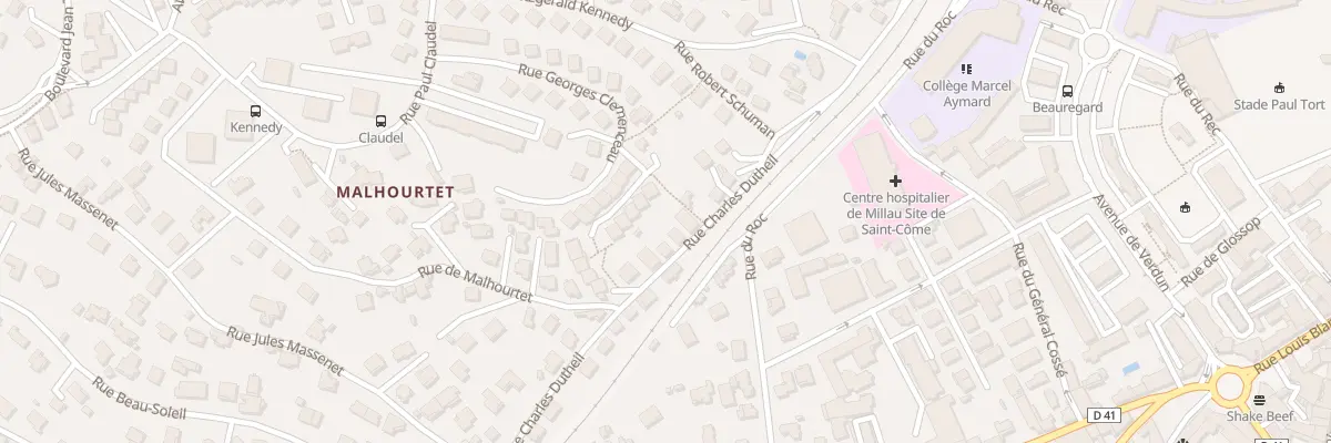 Plan du 30 Rue Charles Dutheil à Millau