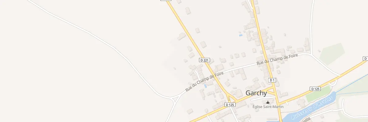 Plan du 17 Rue Blanche à Garchy