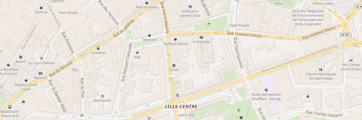 Plan du 165 Rue Pierre Mauroy à Lille