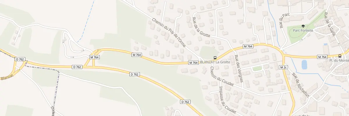 Plan du 334 Rte de Sayat à Blanzat