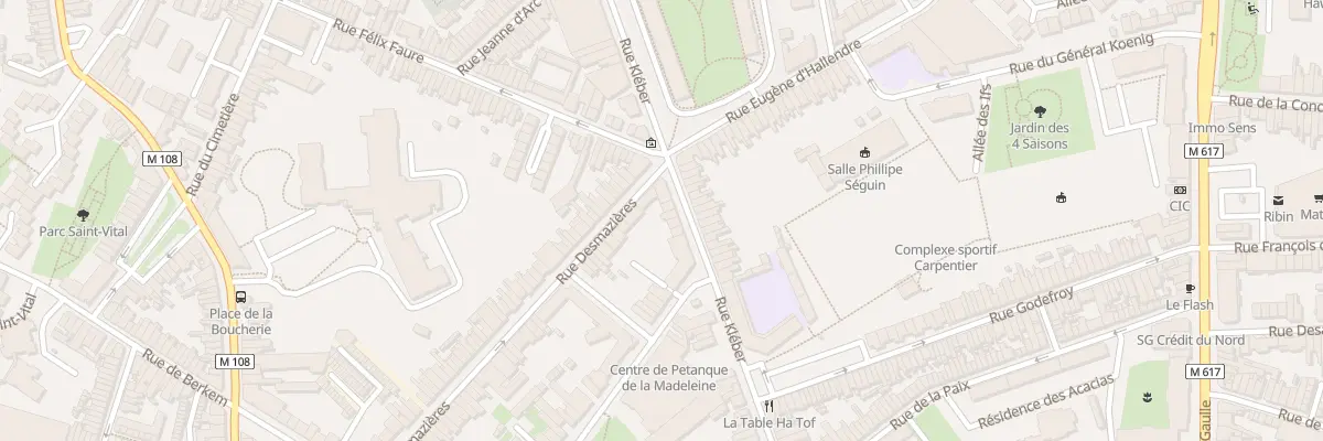 Plan du 113 Rue Kléber à La Madeleine