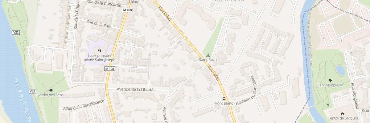 Plan du 64B Rue Lalau à Marquette-lez-Lille