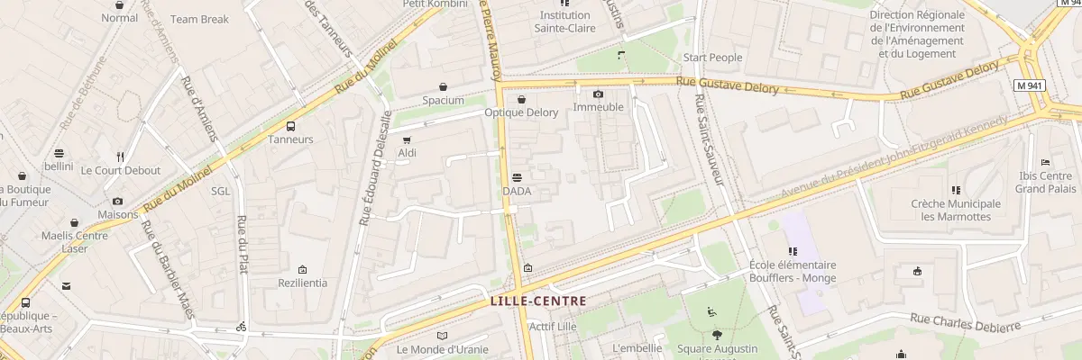 Plan du 169 Rue Pierre Mauroy à Lille