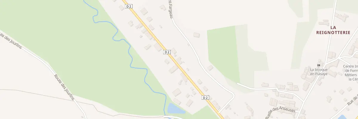 Plan du 30 Rte de Saint Fargeau à Saint-Amand-en-Puisaye