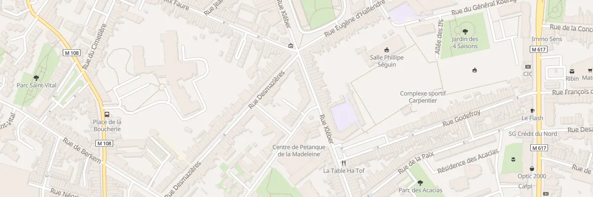 Plan du 107 Rue Kléber à La Madeleine