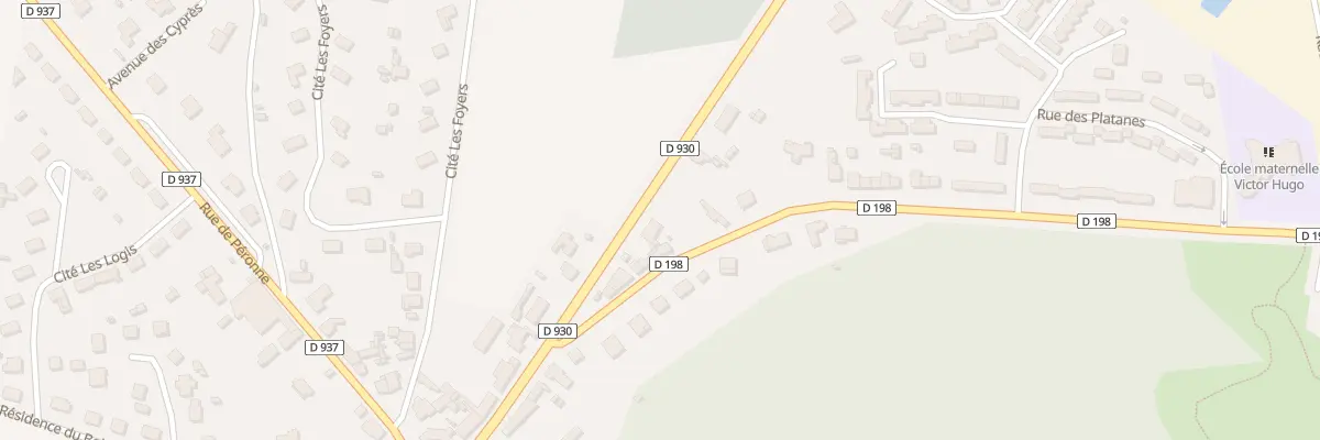 Plan du 40 Rue de Saint Quentin à Ham