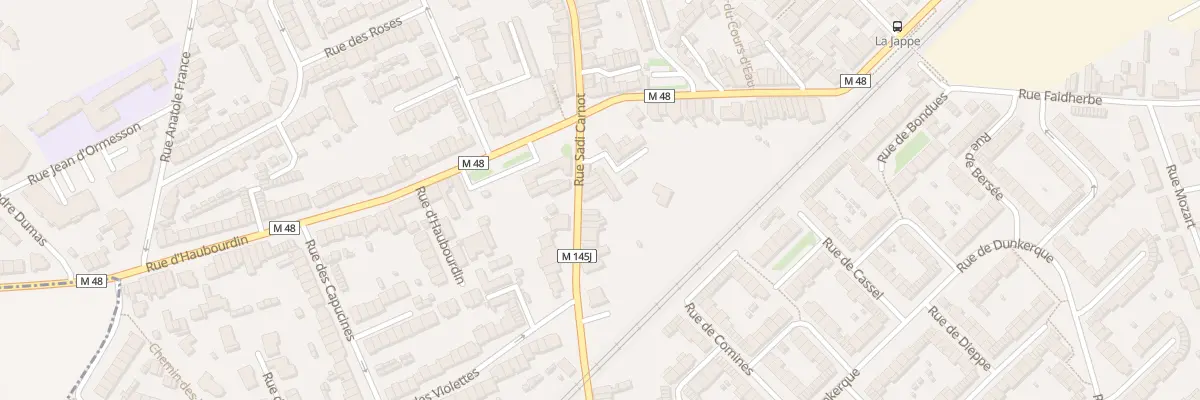 Plan du 251 Rue Carnot à Faches-Thumesnil