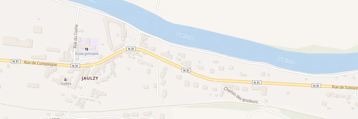 Plan du 17 Rue de Soissons à Jaulzy