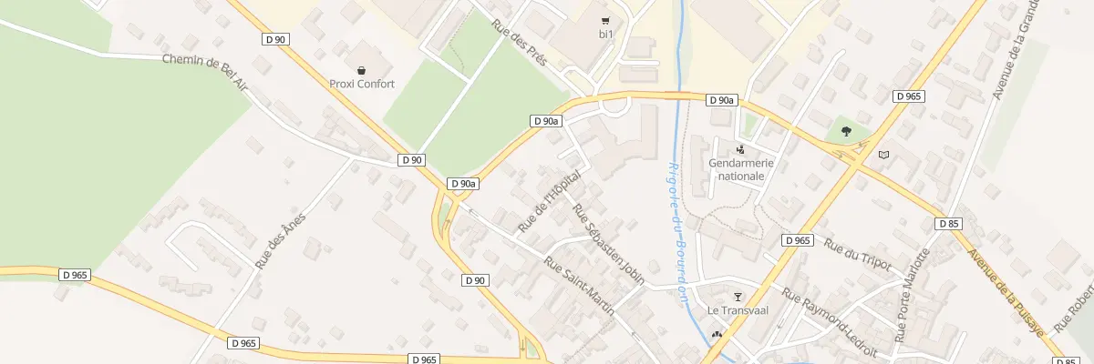 Plan du 8 Rue de l’Hôpital à Saint-Fargeau
