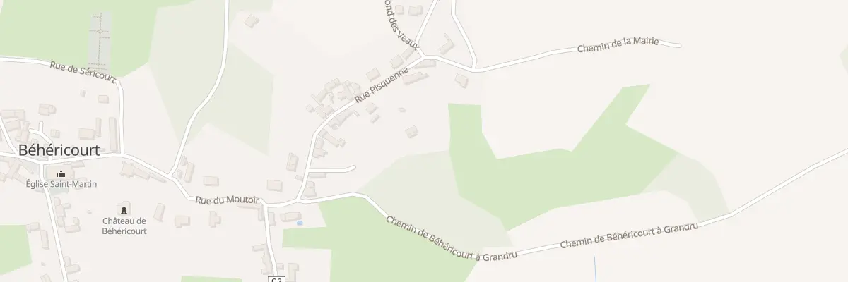 Plan du 220 Rue Pisquenne à Béhéricourt