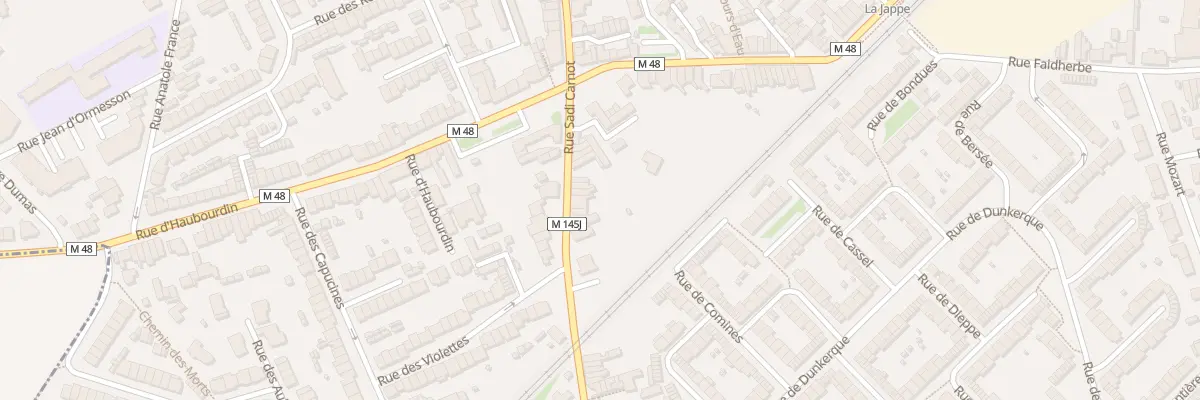 Plan du 257 Rue Carnot à Faches-Thumesnil