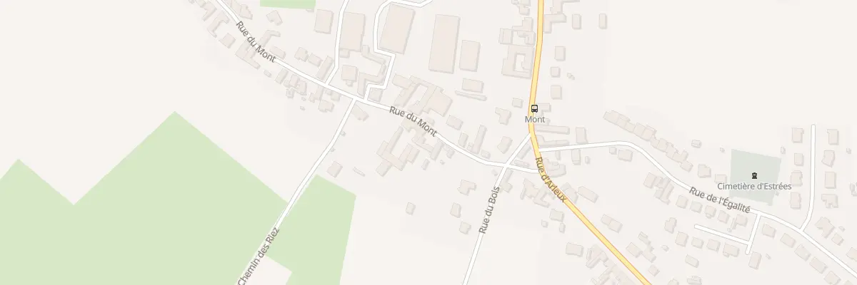Plan du 7 Rue du Mont à Estrées