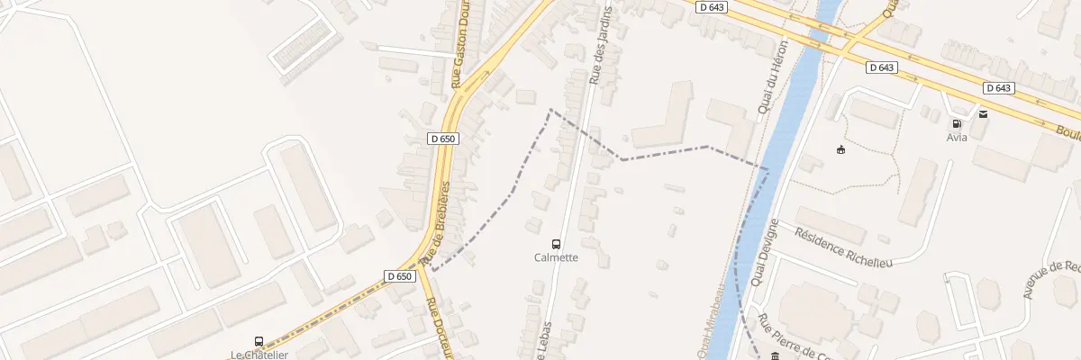 Plan du 937 Rue Jean Baptiste Lebas à Lambres-lez-Douai