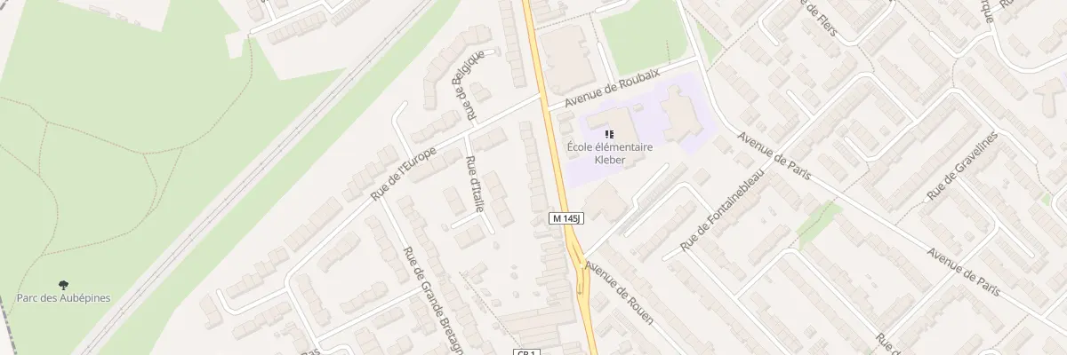 Plan du 289 Rue Kléber à Faches-Thumesnil