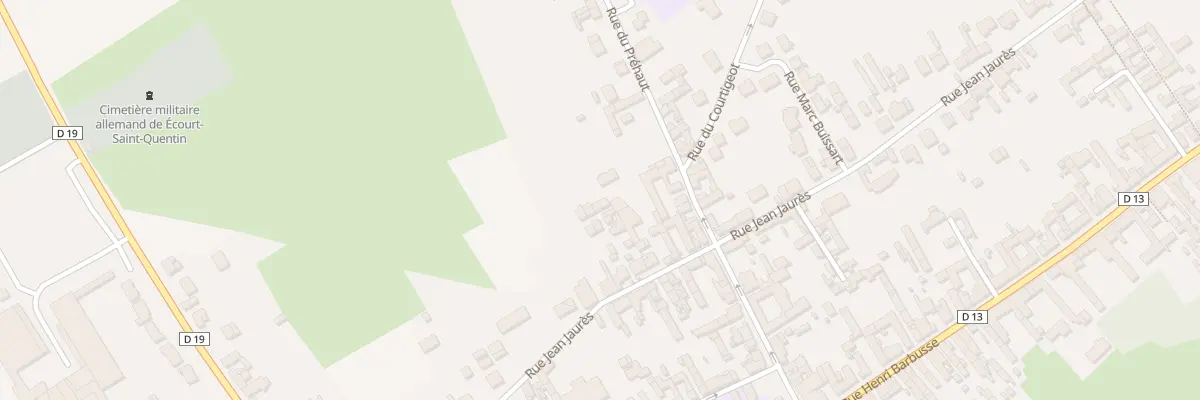 Plan du 23 Rue Jean Jaurés à Écourt-Saint-Quentin