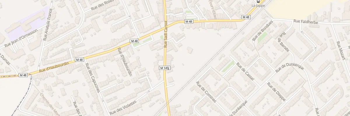 Plan du 255 Rue Carnot à Faches-Thumesnil