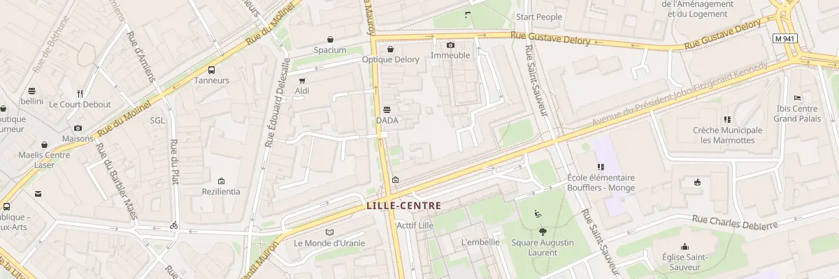 Plan du 177 Rue Pierre Mauroy à Lille