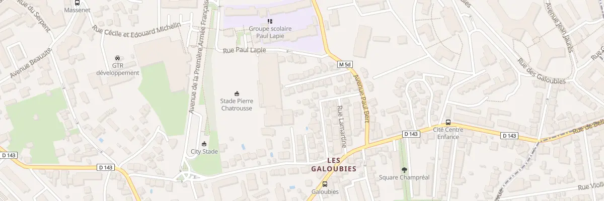 Plan du 10B Rue J B Corot à Chamalières
