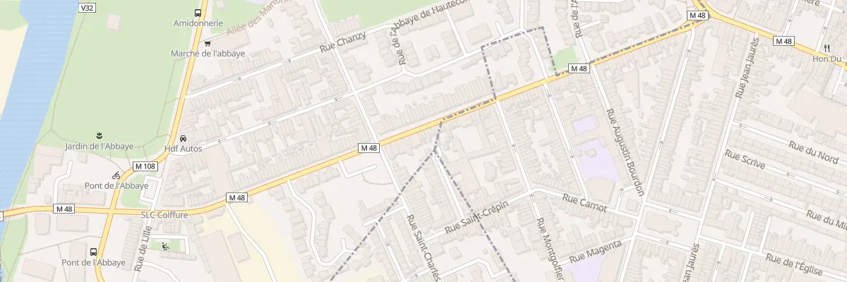 Plan du 100 Rue du Général Leclerc à Marquette-lez-Lille