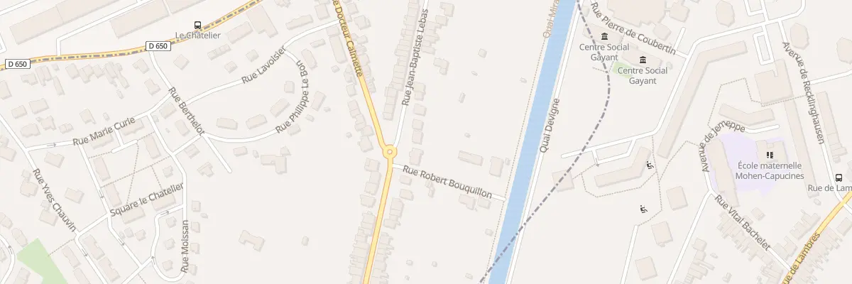 Plan du 684 Rue Jean Baptiste Lebas à Lambres-lez-Douai