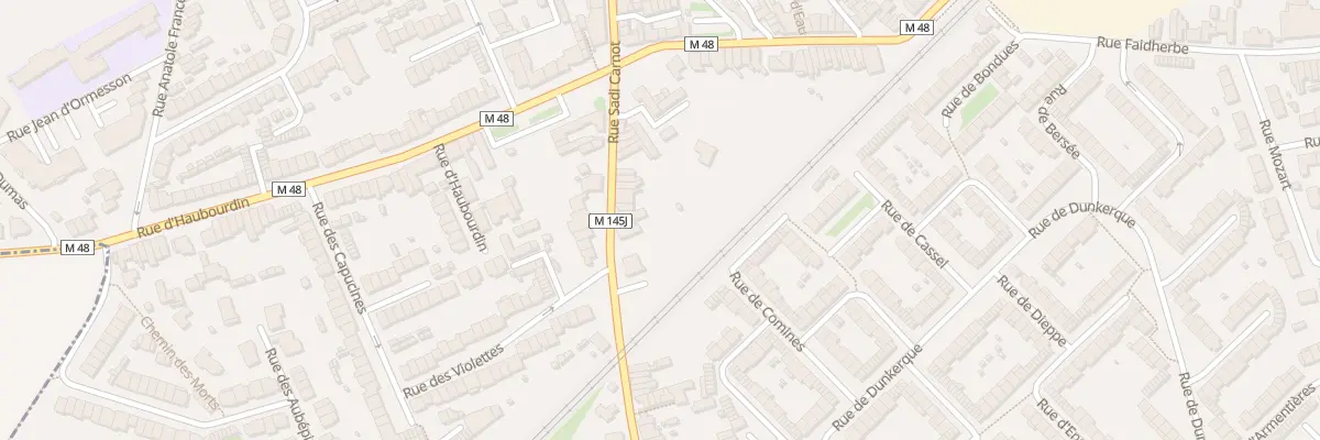 Plan du 261 Rue Carnot à Faches-Thumesnil
