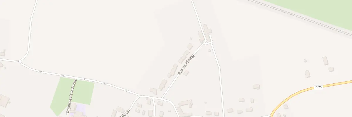 Plan du 11 Rue de l’Etang à Rampillon