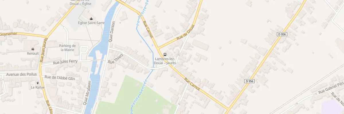 Plan du 289 Rue Carnot à Lambres-lez-Douai