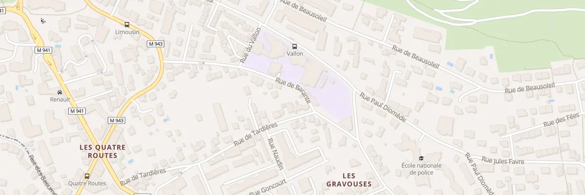 Plan du 14 Rue de Tardieres à Clermont-Ferrand