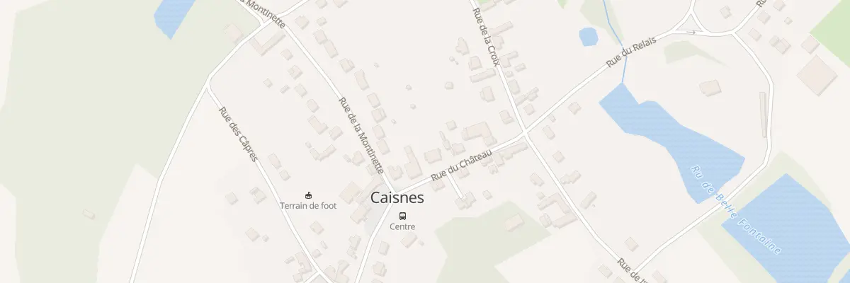 Plan du 53 Rue du Château à Caisnes