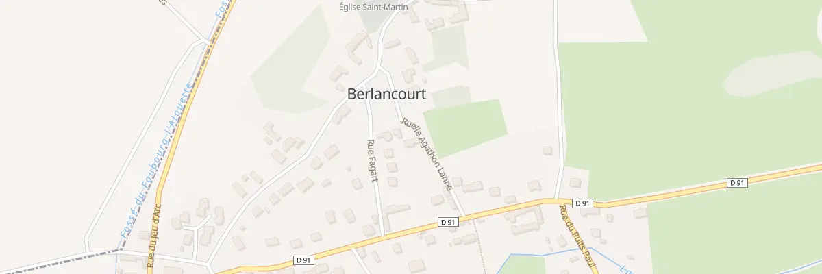Plan du 112 Rue Fagart à Berlancourt