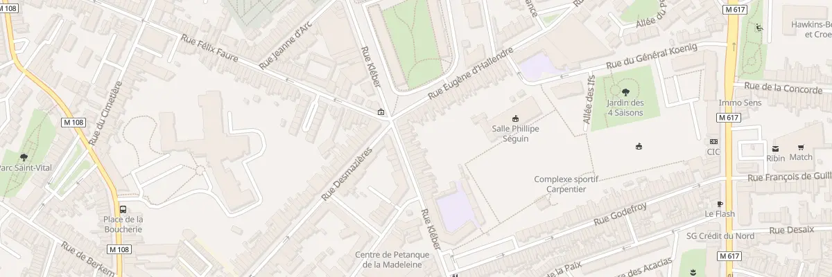 Plan du 80 Rue Kléber à La Madeleine