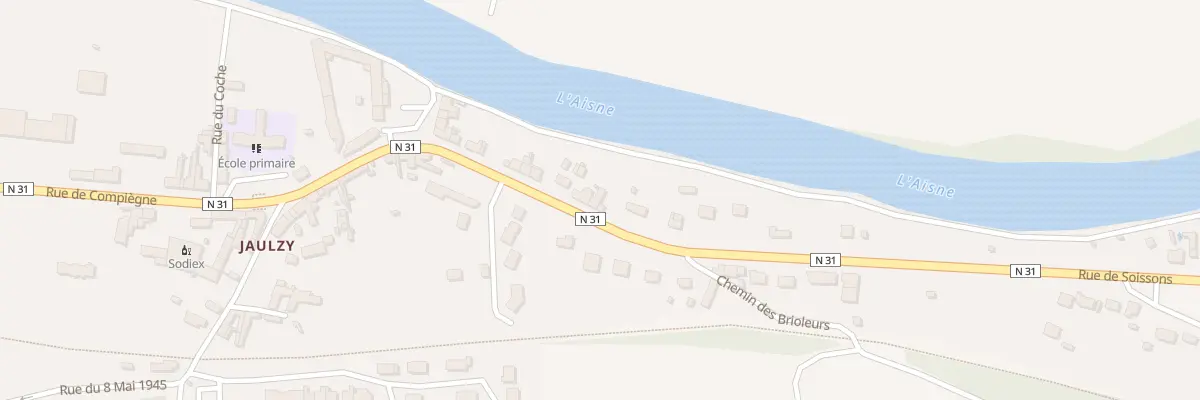 Plan du 21 Rue de Soissons à Jaulzy