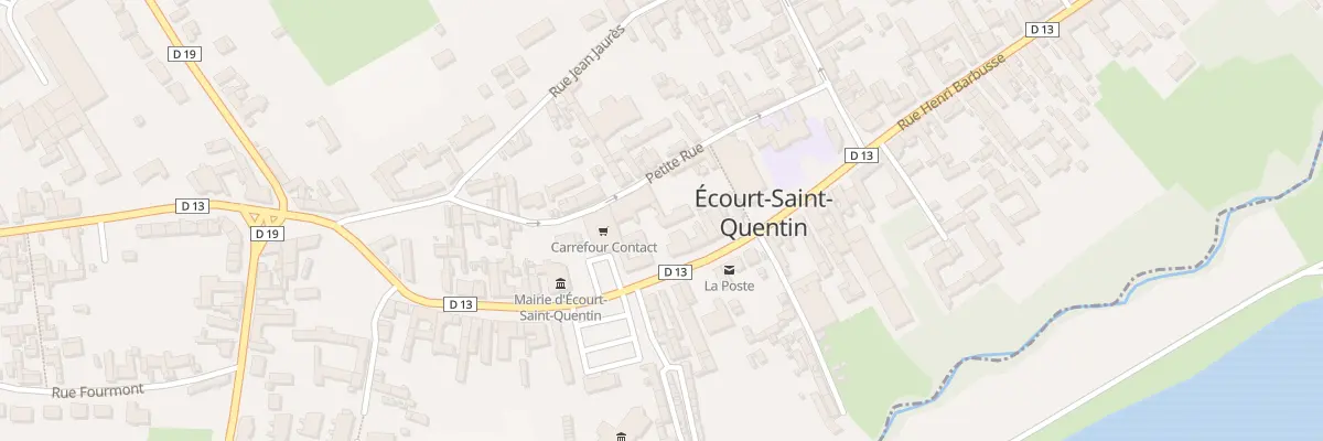 Plan du 25 Rue Henri Barbusse à Écourt-Saint-Quentin