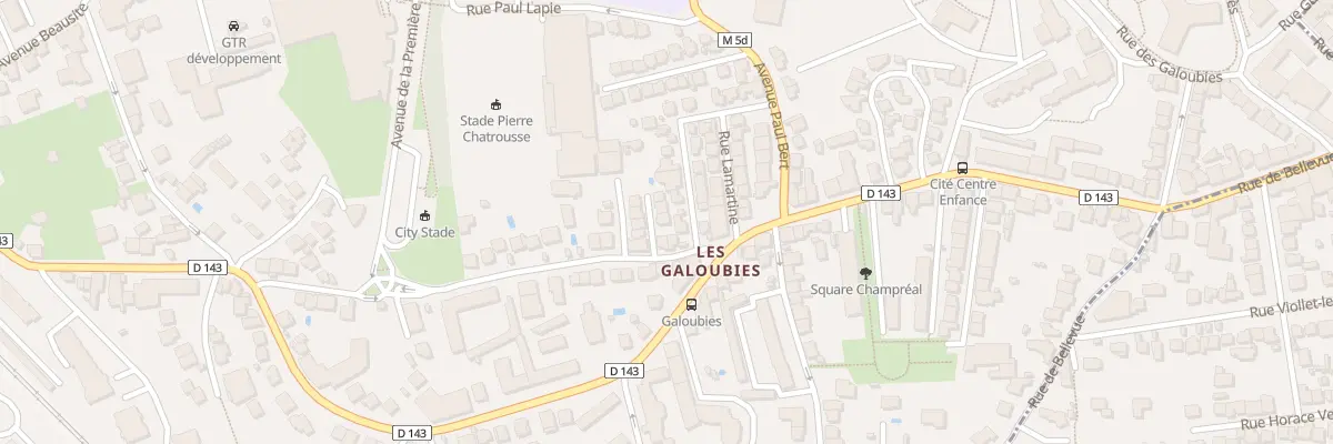 Plan du 2 All des Roches à Chamalières