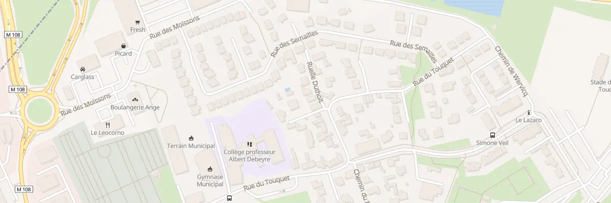 Plan du 41 Rue du Touquet à Marquette-lez-Lille
