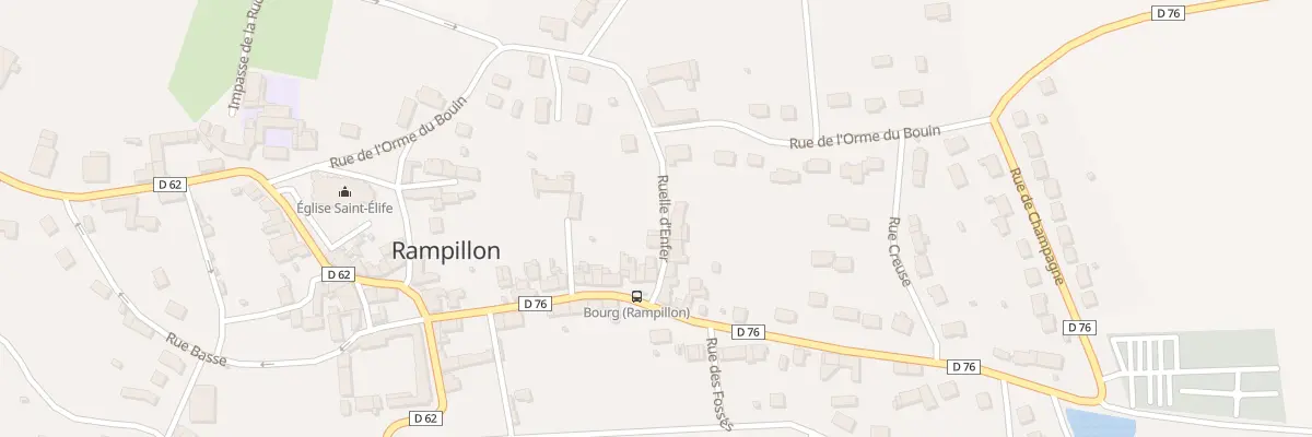 Plan du 3 Rle d’Enfer à Rampillon