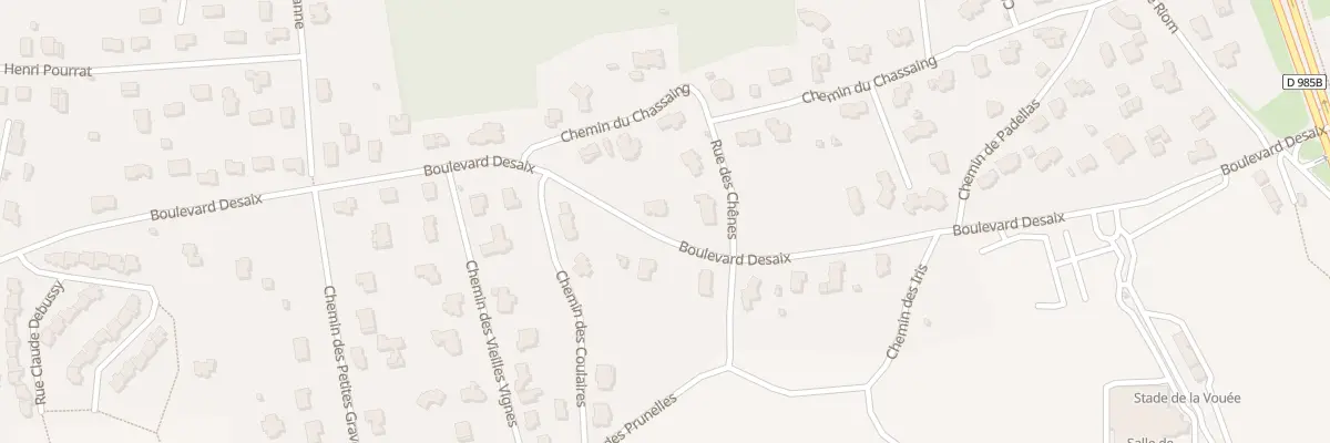 Plan du 9003 Bd Desaix à Châtel-Guyon
