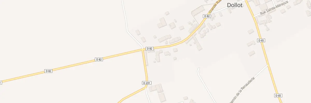 Plan du 2 Gr Grande Rue à Dollot