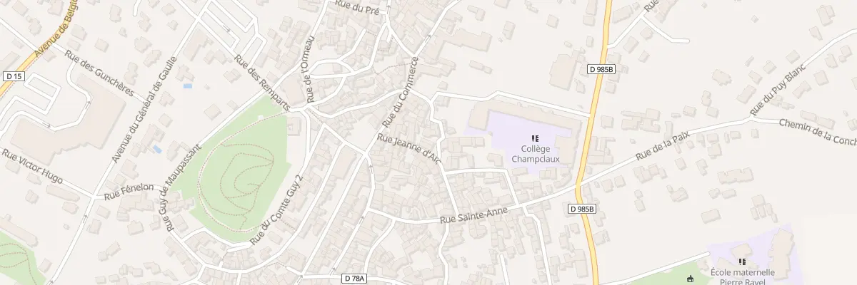 Plan du 1 Rue de la Treille à Châtel-Guyon