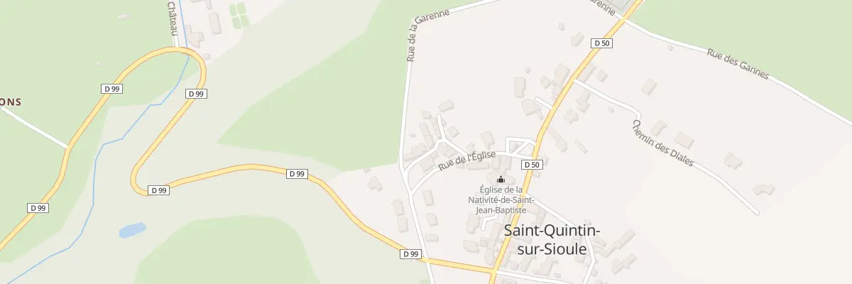 Plan du 1 Rue François Thomas à Saint-Quintin-sur-Sioule