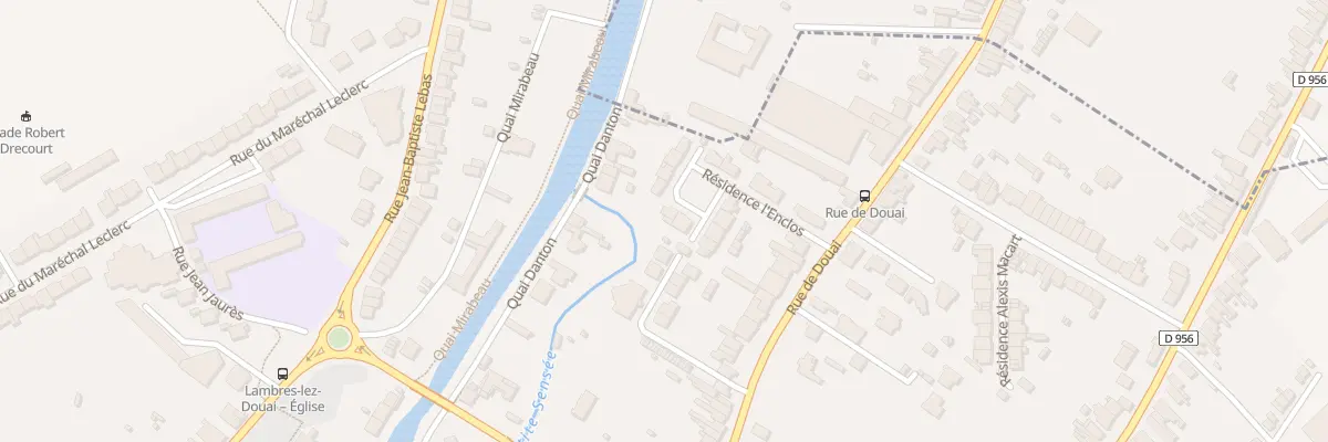 Plan du 18 Res l’Enclos à Lambres-lez-Douai