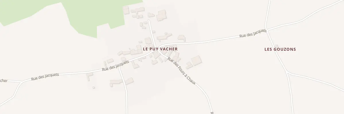 Plan du 24 Rue des Fours Chaux Puy Vacher à Ébreuil
