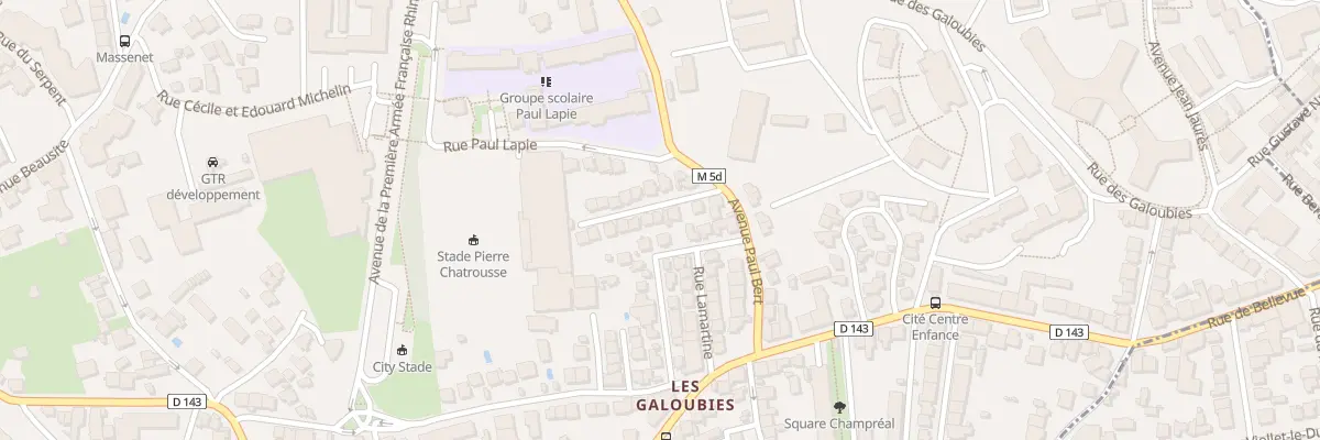 Plan du 11 Rue du Docteur Charcot à Chamalières