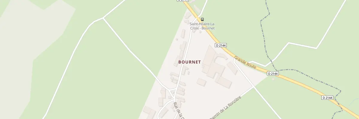 Plan du 5125 Bournet à Saint-Hilaire-la-Croix