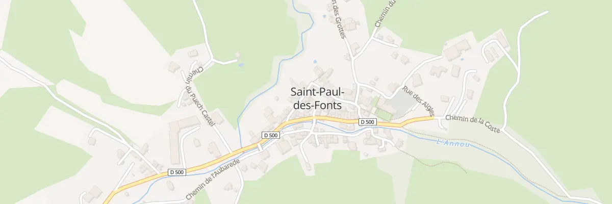 Plan du 34 Rue des Fargues à Saint-Jean-et-Saint-Paul